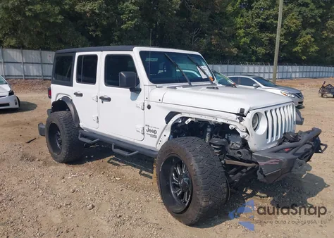 2020 Jeep Wrangler Unlimited Sport S 4X4 from USA, damaged, VIN 1C4HJXDN7LW113718